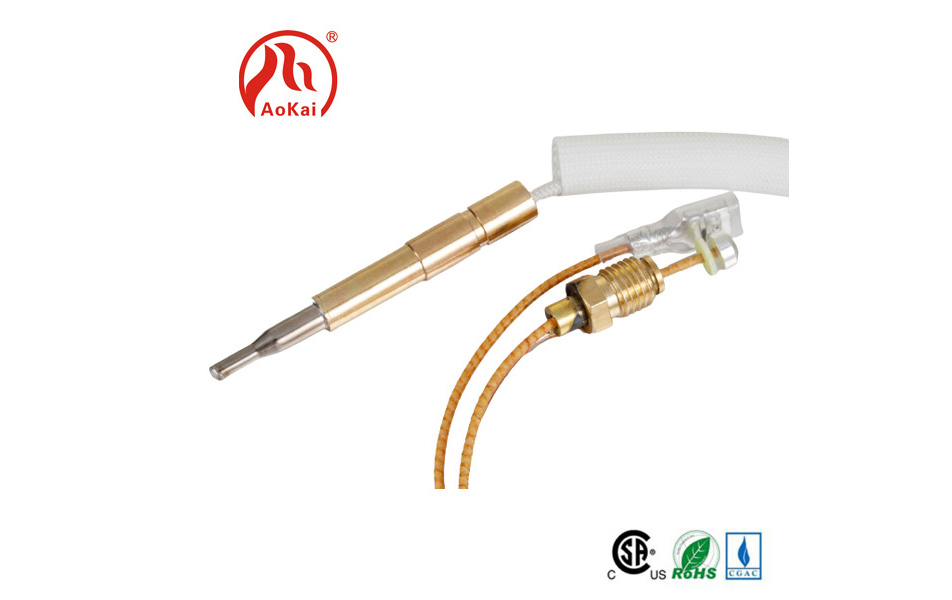 Infrared luj tshib hom thermocouple installation